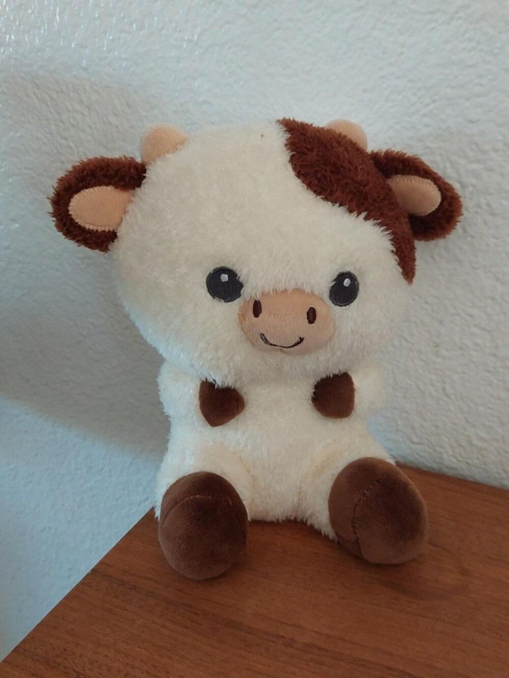 Brown and white cow plushie with brown spots #kawaii #cute target